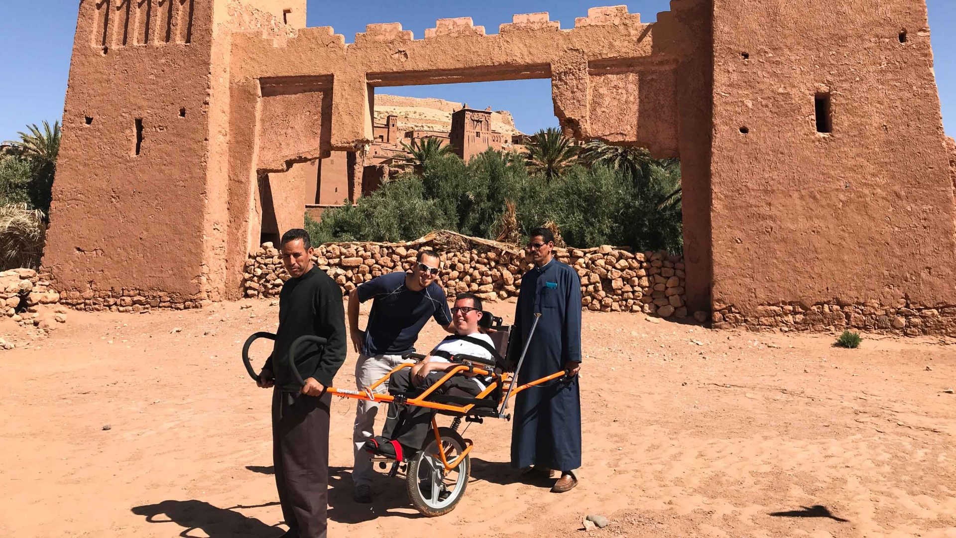 Cory Lee traveling in Morocco.