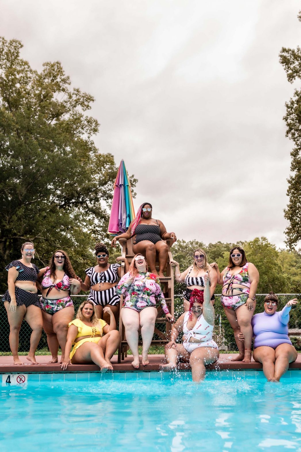 A group of women at Fat Camp 2019, hosted by Annette Richmond of Fat Girls Traveling.